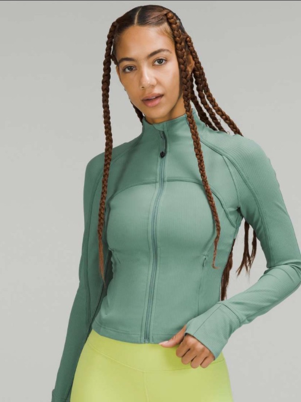 Lululemon Ribbed Nulu Define Jacket Tidewater Teal Size 2